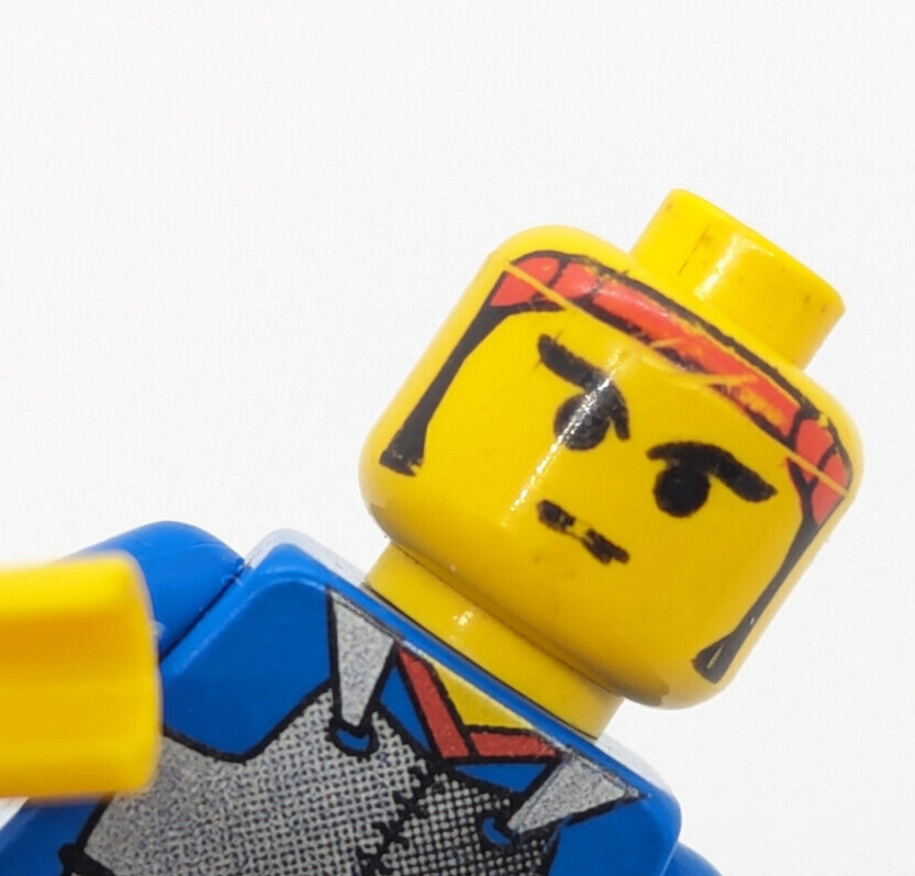 Lego Blue Young Samurai Ninja Minifigure 6093 4805 6083 6088 6089 (cas055)