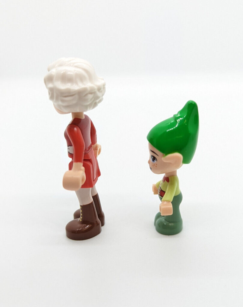 Lego Lot: Friends Advent Minifigures: Mrs Claus, Elf & Giftwrap Station 41420 - StudBee