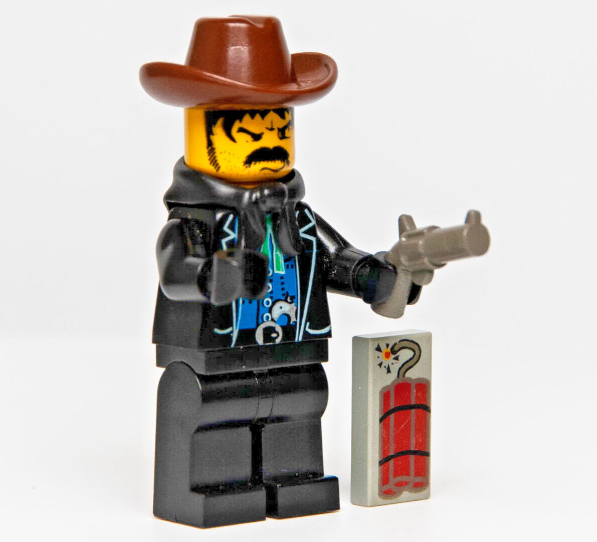 LEGO Minifigure Bandit 1 (ww007) Western Wild West Cowboys - StudBee