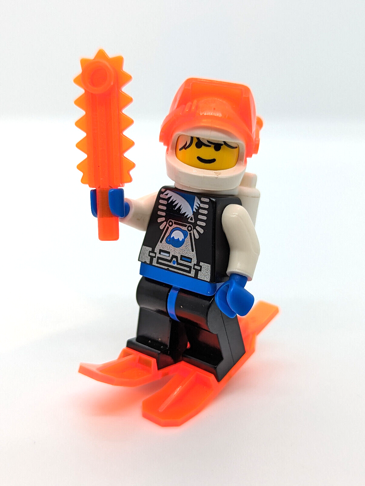LEGO Vintage Ice Planet Space Minifigure - Male w/ White Hair & Skis (sp018) - StudBee
