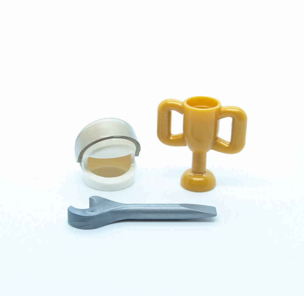 Lego City 60322 Race Car Minifigures: Driver & Female Mechanic (cty1400 cty1401) - StudBee