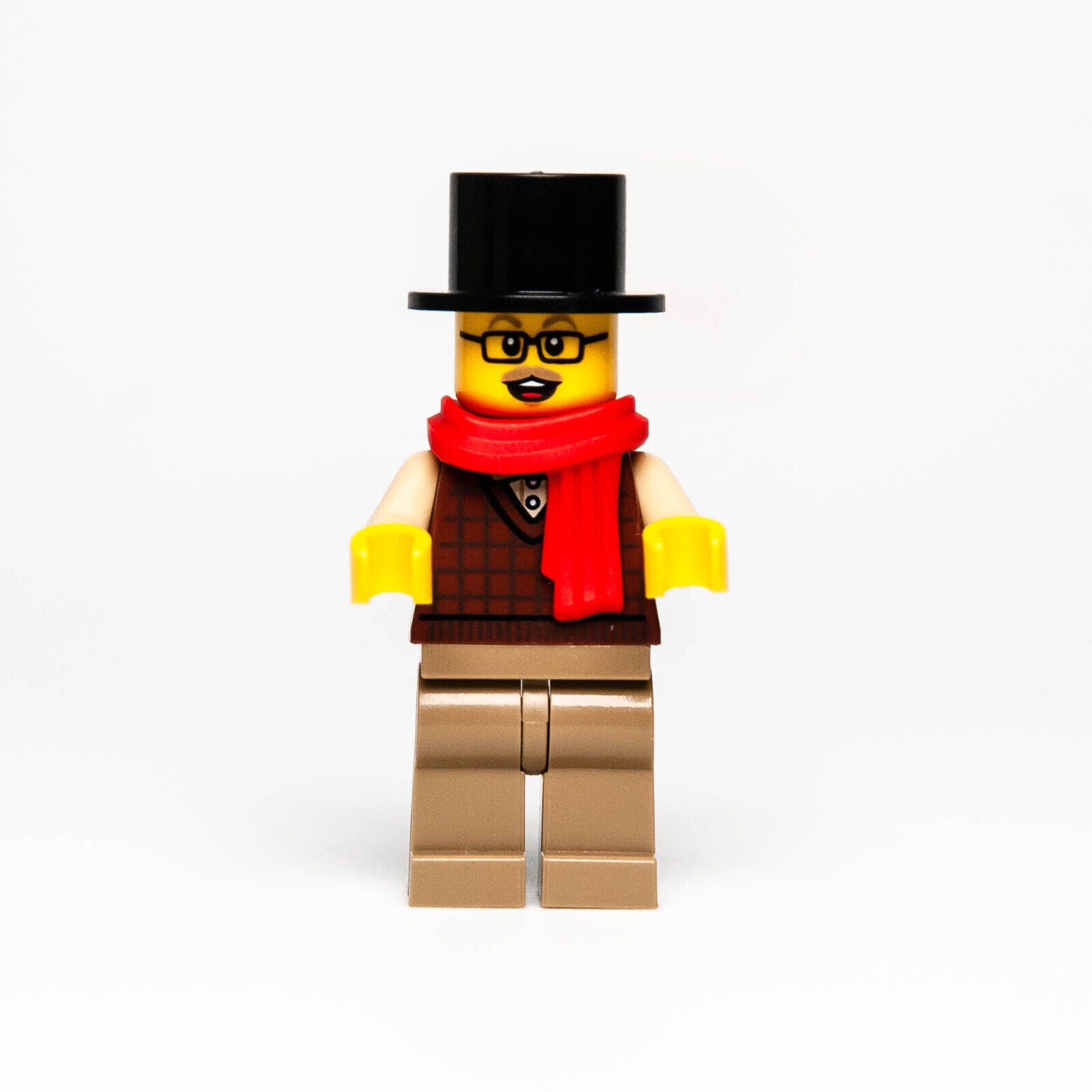 New LEGO City Minifigure: Top Hat Tom (hol249) 60303 Holiday Winter Village (wtr