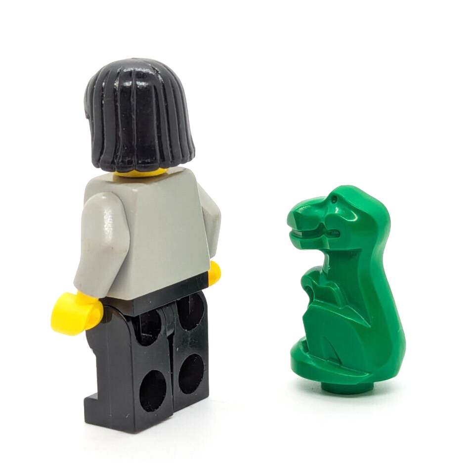 Lego Adventurers Minifigure: Alexis Sanister/Alexia Sinister & Baby Dino (adv002 - StudBee
