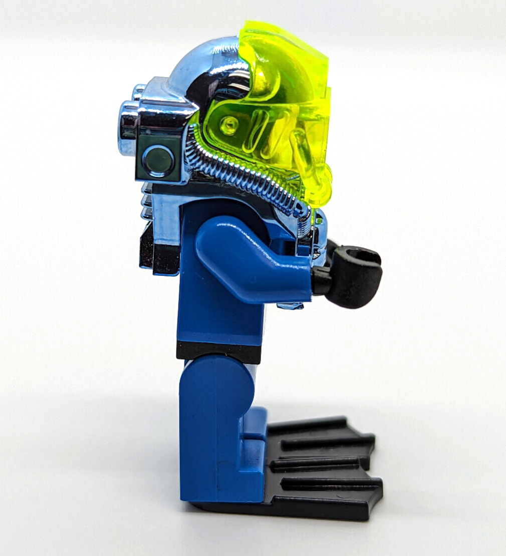 Lego Aquazone Hydronaut Diver - Navigator Hip Muddy Waders (aqu009) Suction Gun - StudBee