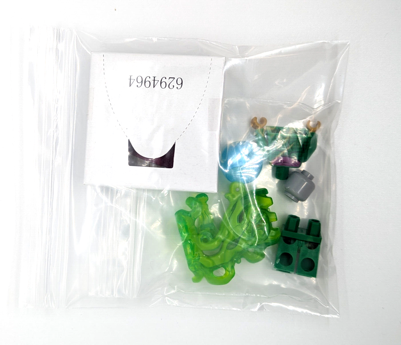 New LEGO Minifigure - Mysterio Light Gray Head - Marvel Spider Man 76174 (sh681) - StudBee