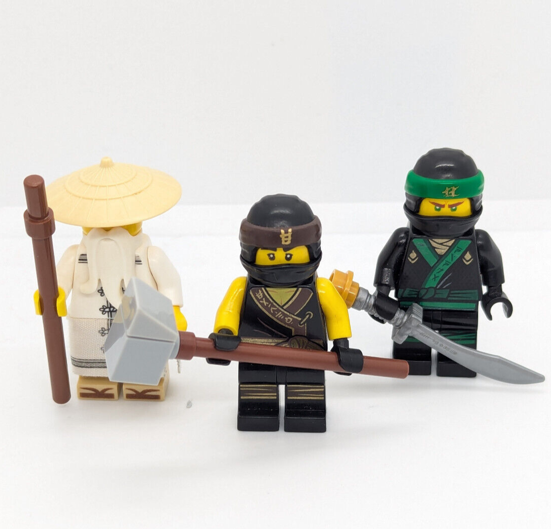 LEGO Ninjago Minifigure Lot - Wu,  Cole & Lloyd - 70618 Destiny's Bounty