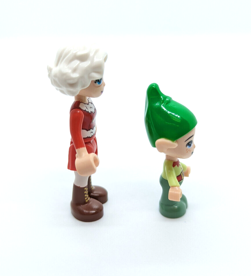 NEW Lego Lot Friends Advent Minifigures: Mrs Claus, Elf & Giftwrap Station 41420 - StudBee