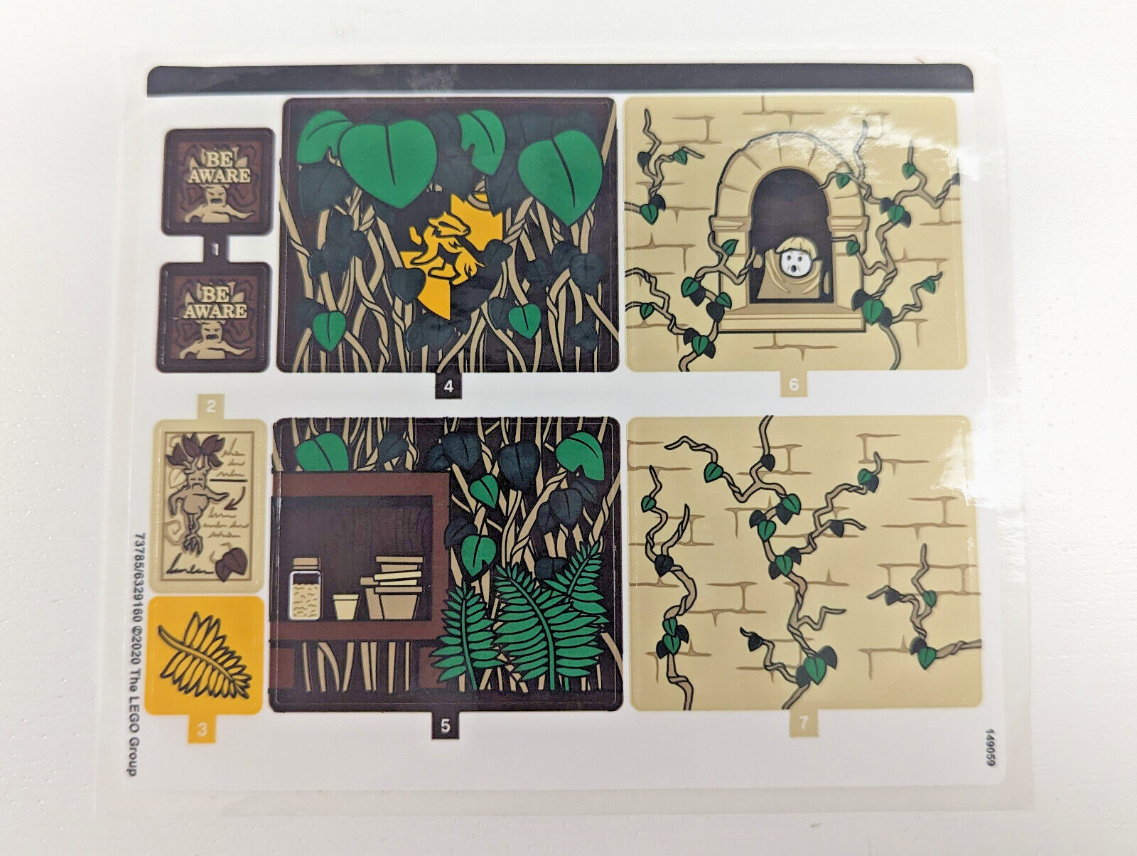 New Lego Harry Potter **Manual & Stickers Only** 76383 Herbology Class Hogwarts - StudBee