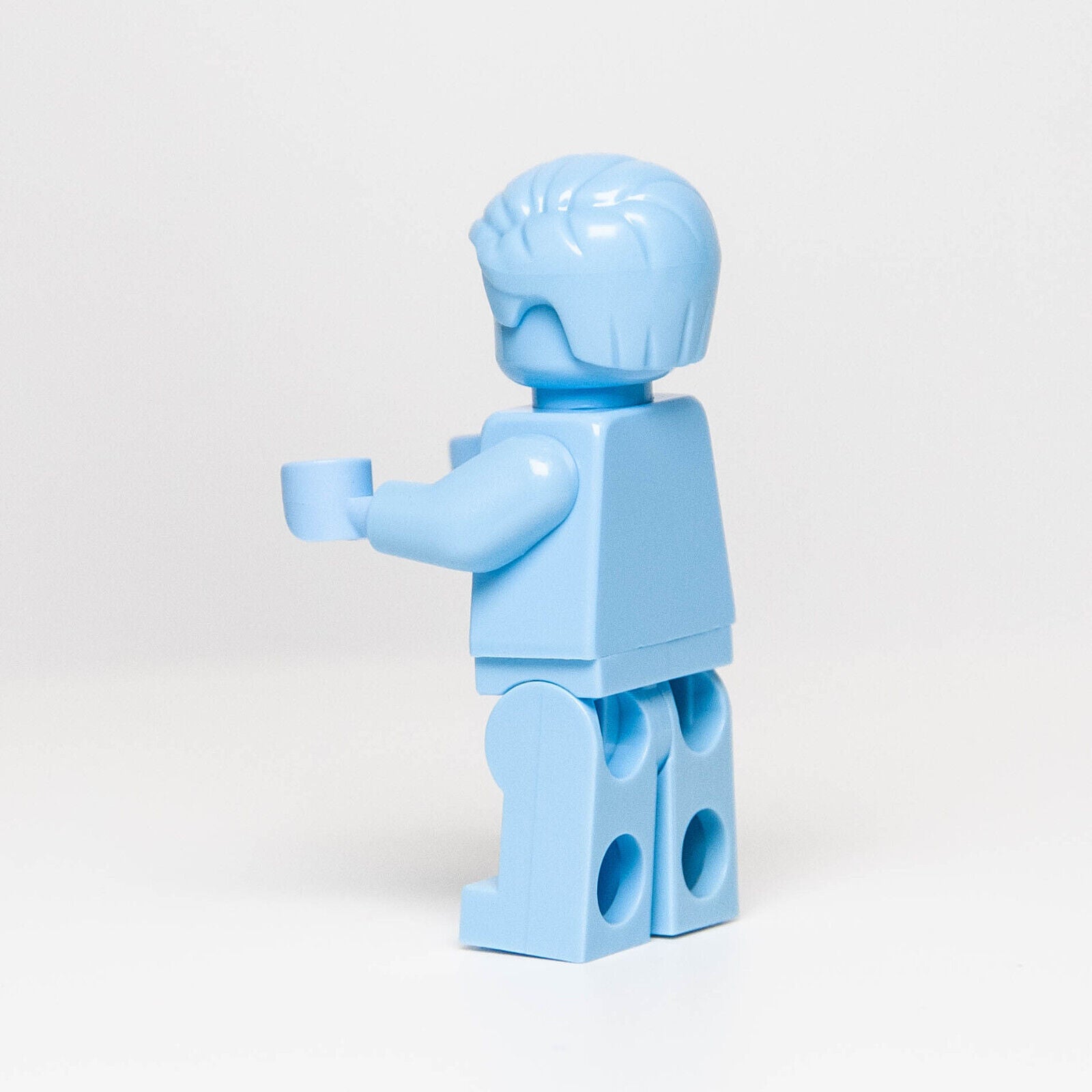 NEW LEGO Everyone is Awesome Bright Light Blue Monochrome Minfigure (tls108) - StudBee