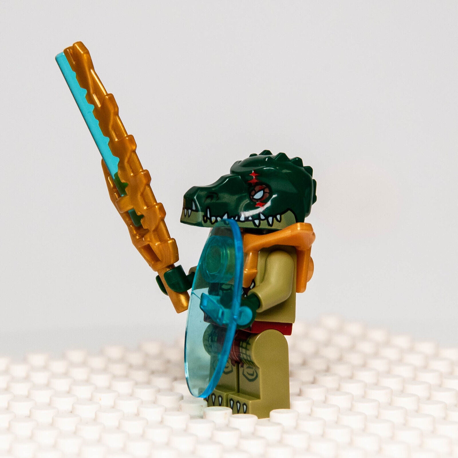 LEGO Chima Minifigure - Cragger Light Armor (loc051) 70216 Crocodile Tribe - StudBee