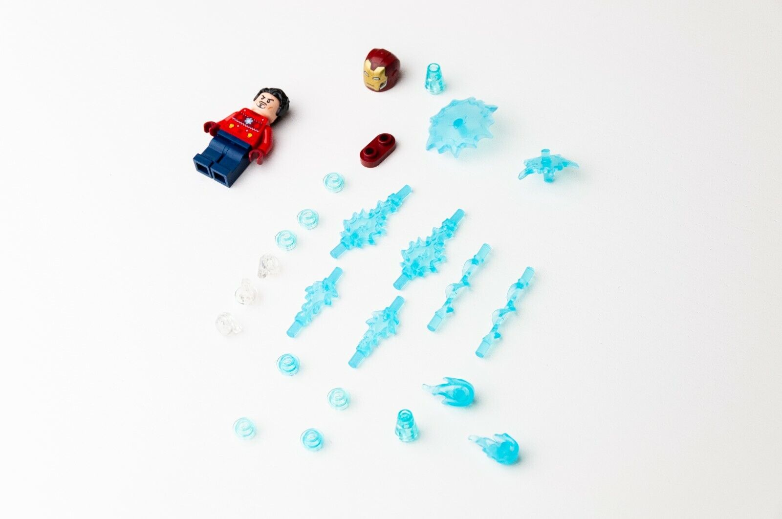 New LEGO Iron Man (w/ Power Blasts) Minifigure - Marvel Advent 2021 (sh760) - StudBee