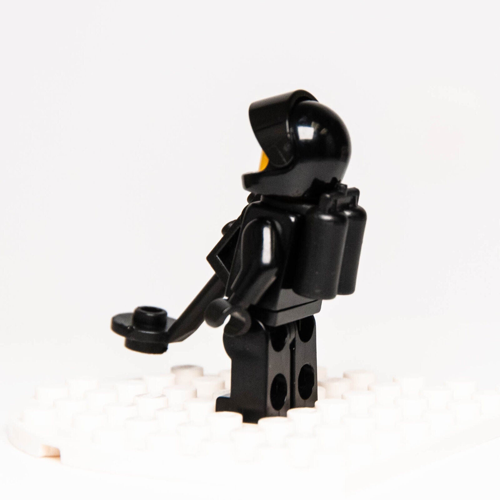 LEGO Vintage Space Minifigure - Blacktron 1 (sp001) Spaceman - StudBee