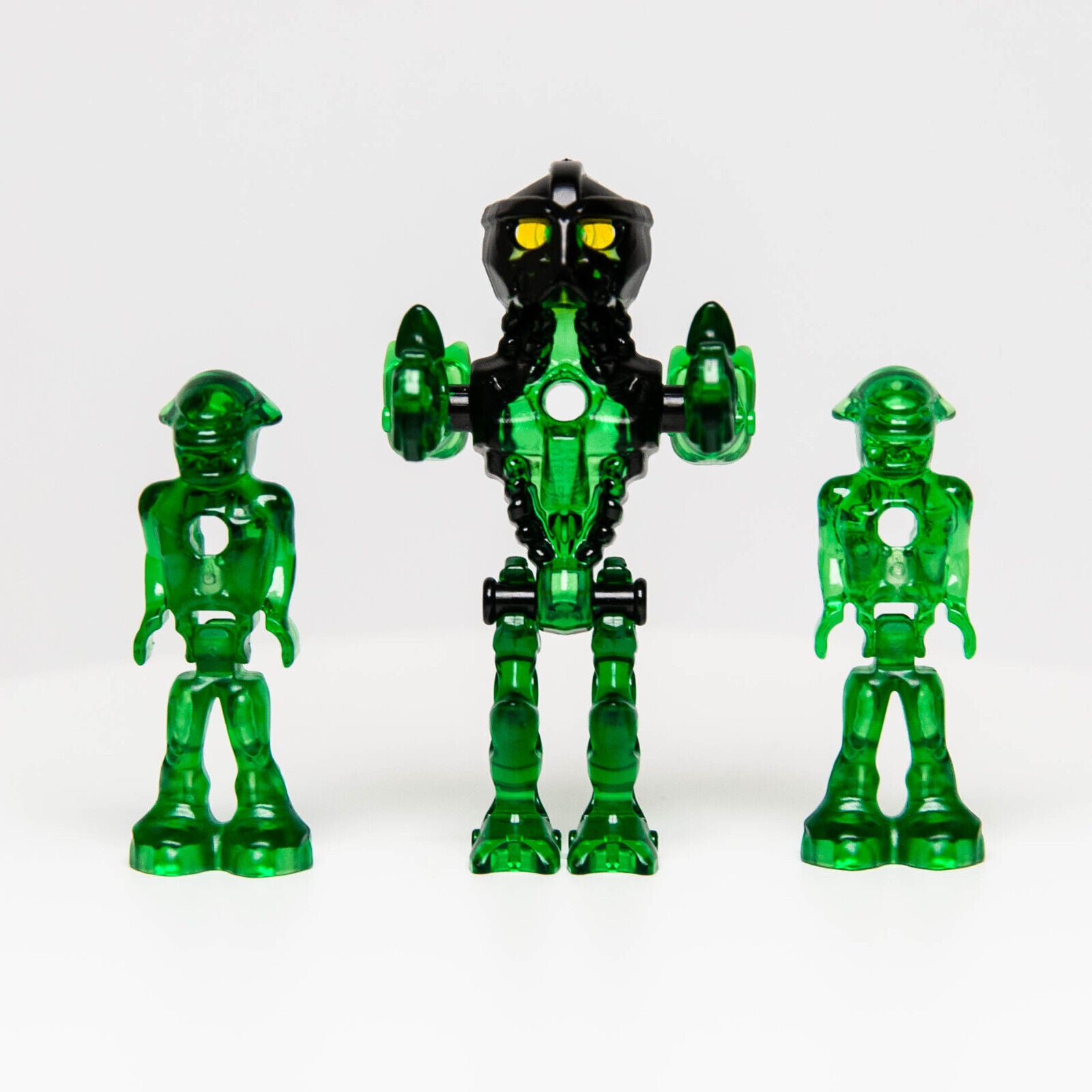 (Lot of 3) Lego Mars Mission ALIENS & COMMANDER Minifigures (mm001 mm010) - StudBee