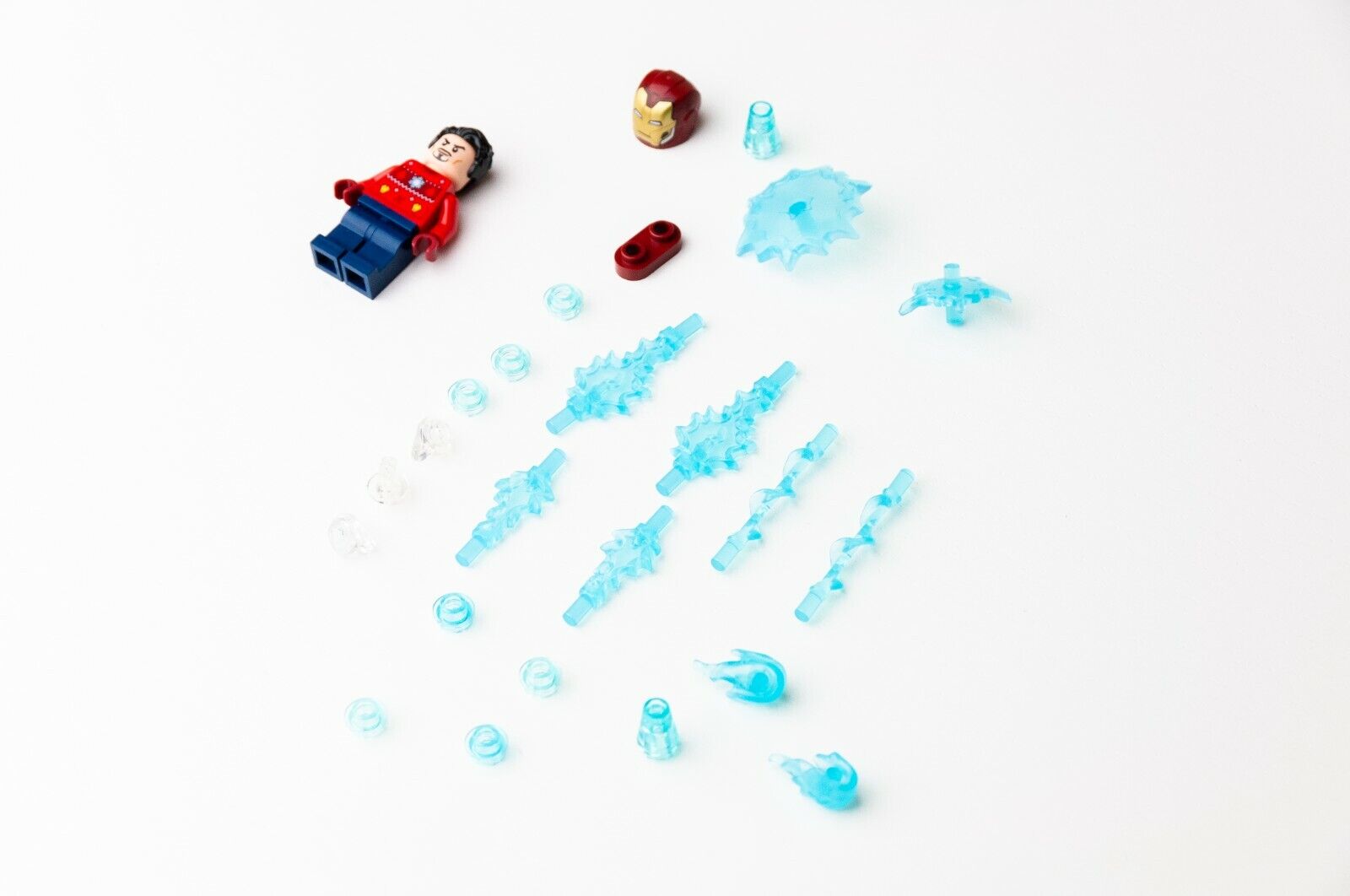 New LEGO Iron Man (w/ Power Blasts) Minifigure - Marvel Advent 2021 (sh760) - StudBee