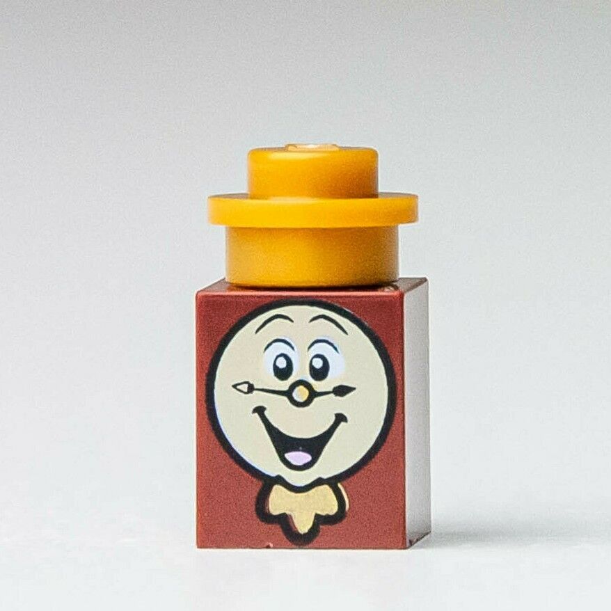 New LEGO Cogsworth Minifigure - Belle's Storybook Adventures - 43177 (dp092) - StudBee