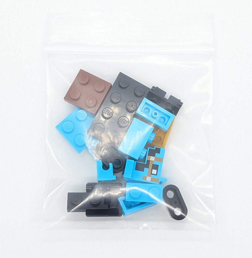 New LEGO Minecraft Minifigure - Azure Horse (minehorse05) 21171 - StudBee