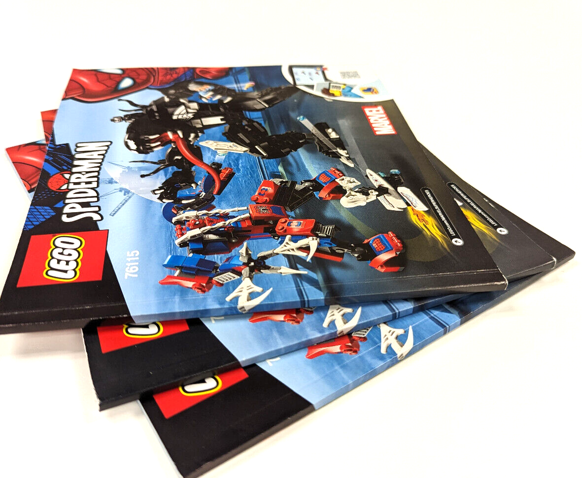 New Lego-Instruction Manual Only - 76115 Spider Mech vs. Venom - StudBee
