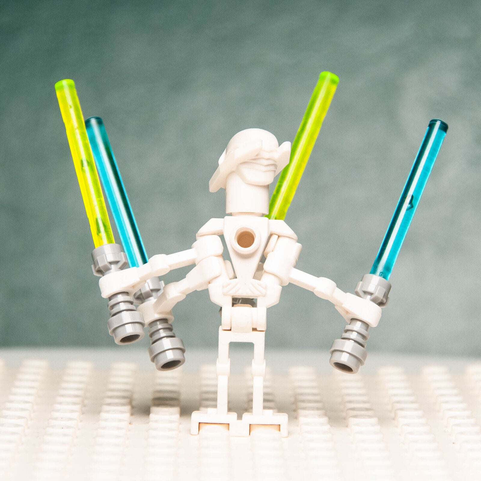 Lego Star Wars Minifigure - General Grievous, Straight (sw0134a Lightsabers 7656 - StudBee