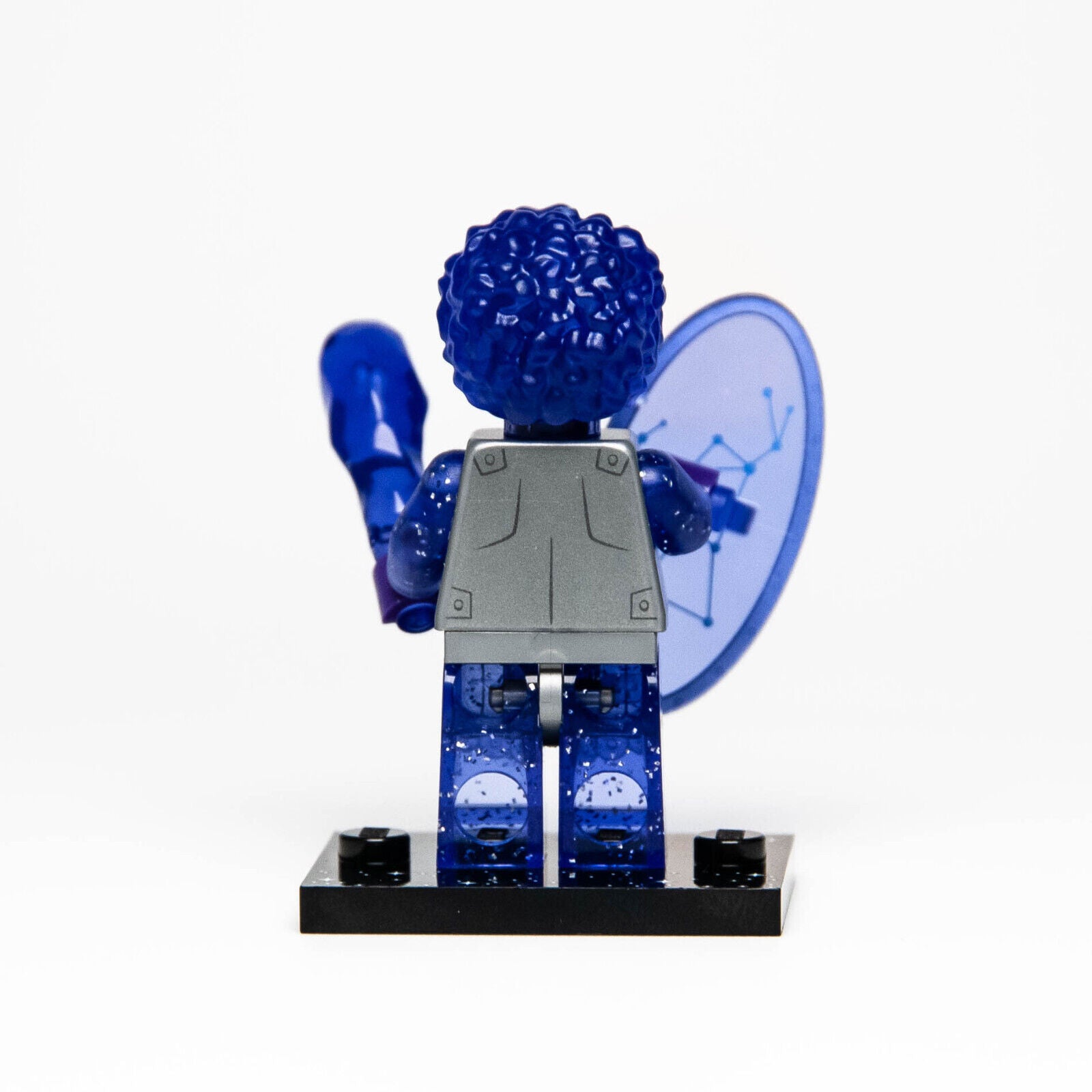 LEGO Space CMF 26 Minifigure: Orion 71046 (col26-11) Trans Glitter Purple Shield