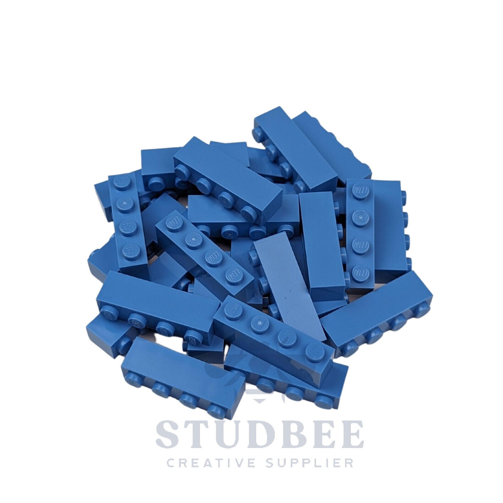 NEW LEGO  - 1 x 4 Brick - # 3010 - 25 Pieces - Multiple Colors - StudBee