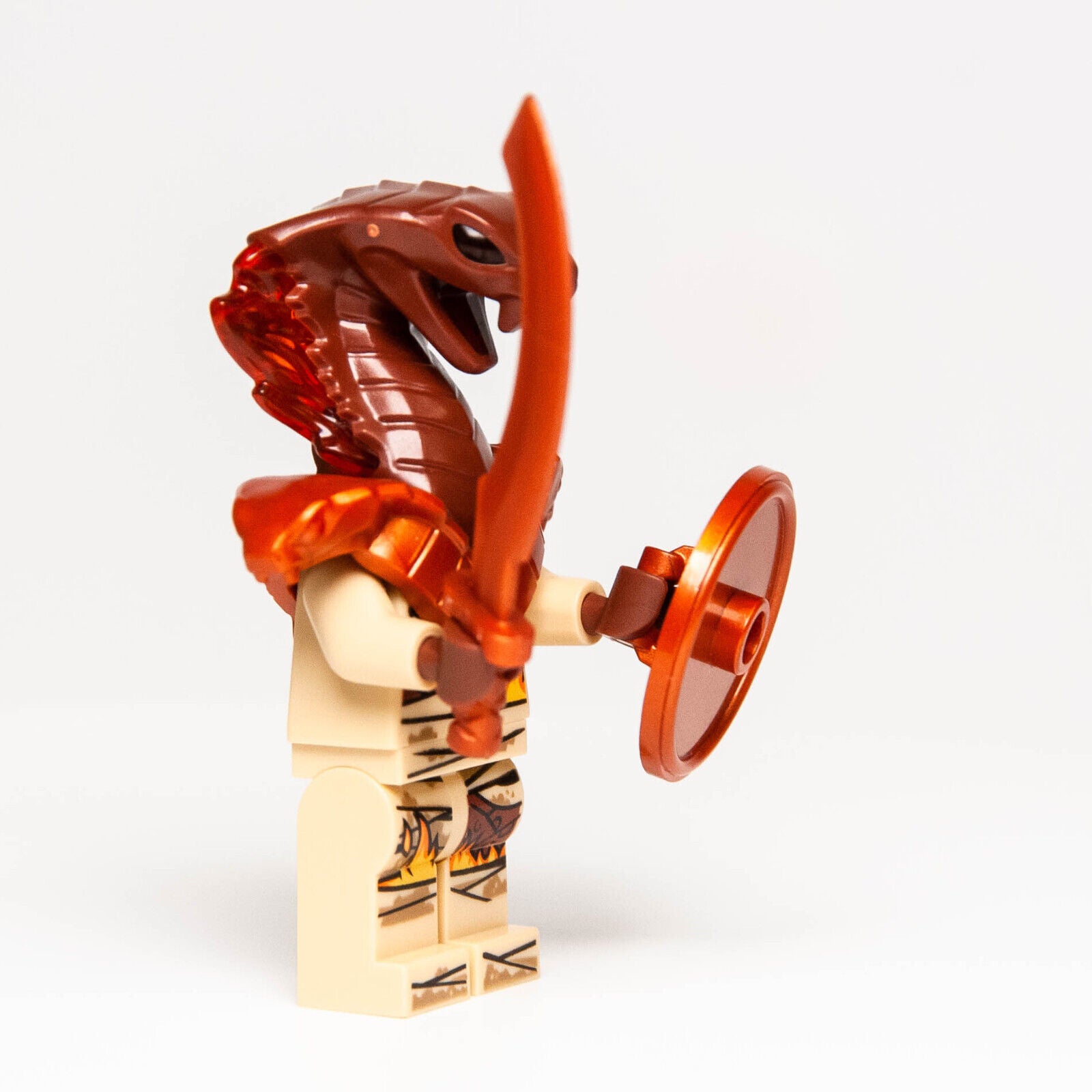 Lego Ninjago Minifigure - Pyro Destroyer (njo529) 70674 w/ Shield, Sword - StudBee