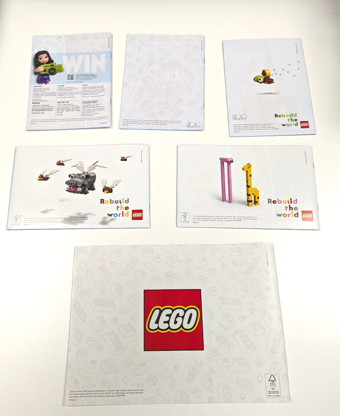 Lego -Instructions Manual Only 43205 Disney Princess Ultimate Adventur