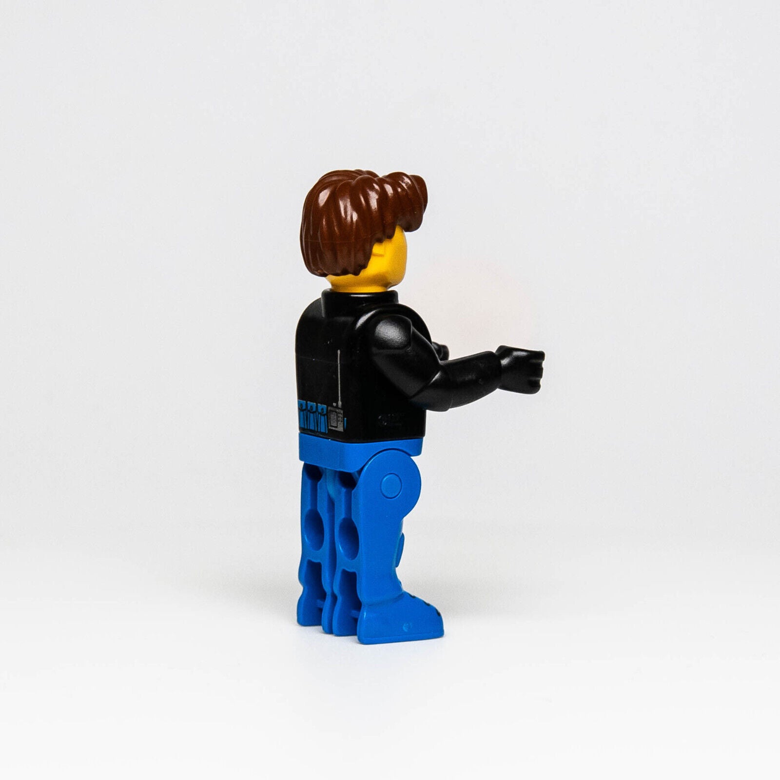 Lego 4 Juniors Minifigure - Jack Stone (js028) Black Jacket Blue Legs 9305 4655 - StudBee