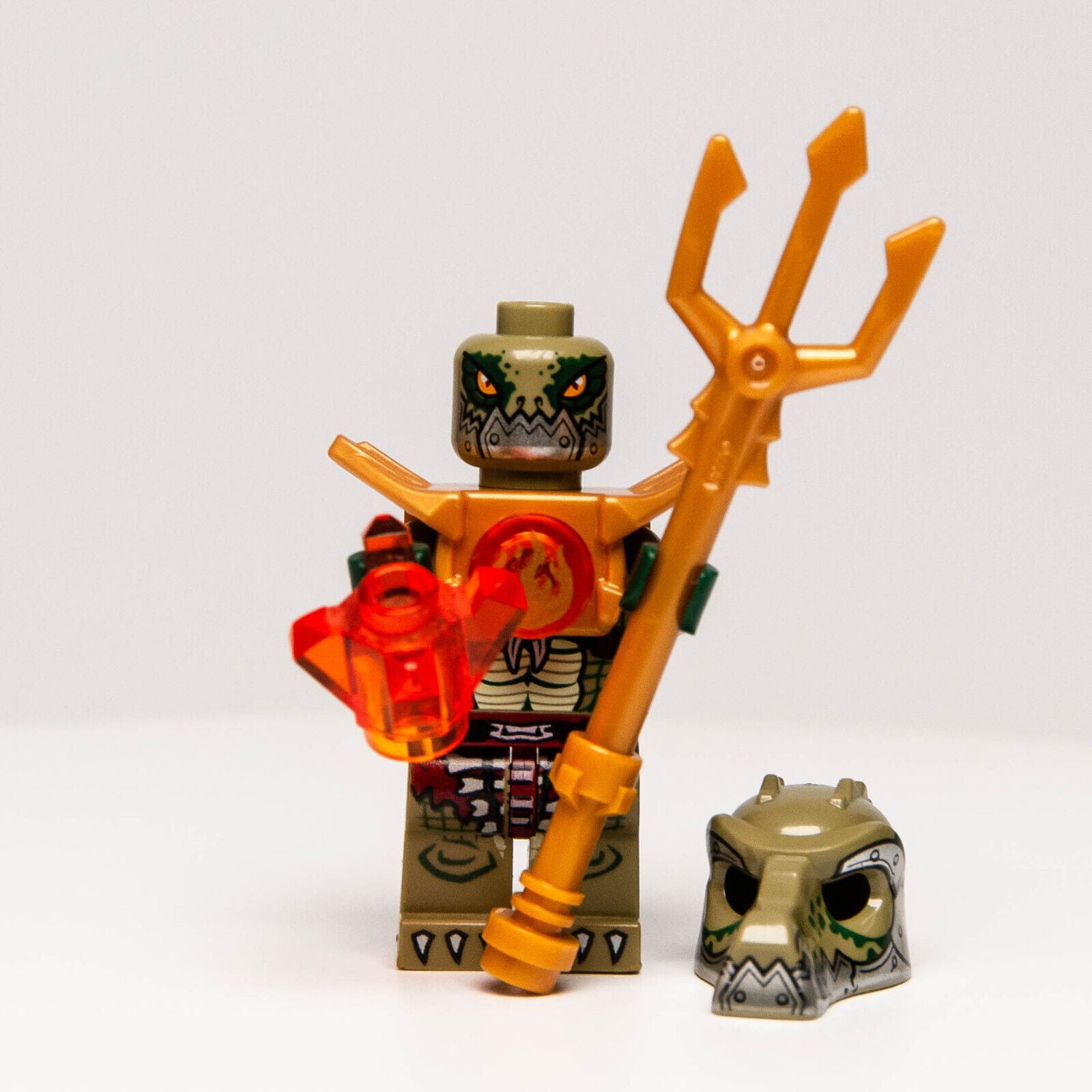 LEGO Legends of Chima Crocodile Tribe Minifigure - Crokenburg (loc121) 70231