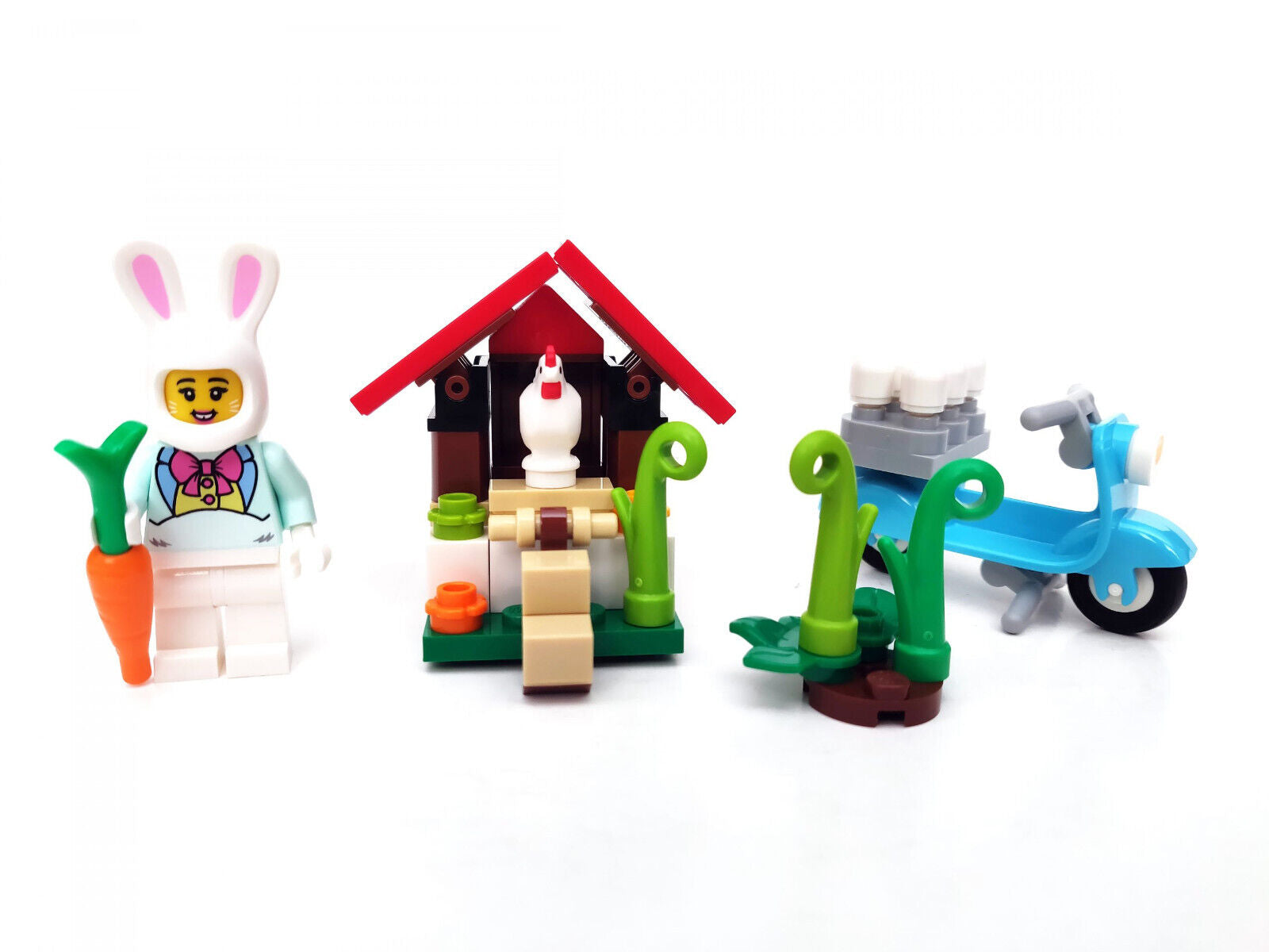 Lego 853990 Easter Bunny Girl House - Ornament - Basket Filler (hol196) - StudBee