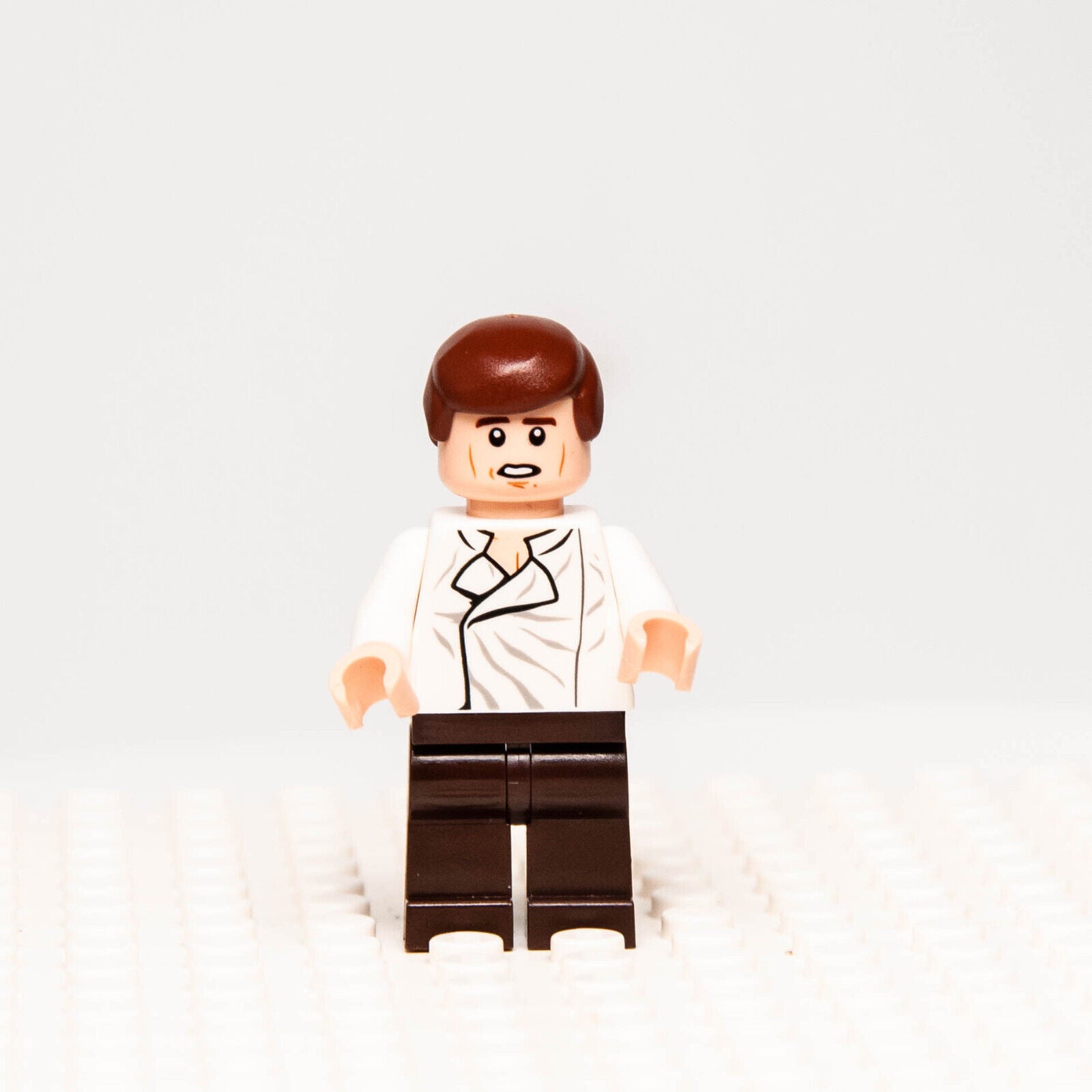LEGO Star Wars Minifigure - Han Solo, Dark Brown Legs & Carbonite (sw0714 sw0978