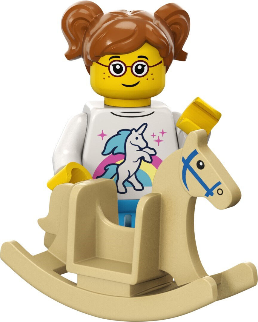New SEALED Lego 71037 - Series 24 Rockin' Horse Kid Rider Minifigure (col24-11) - StudBee