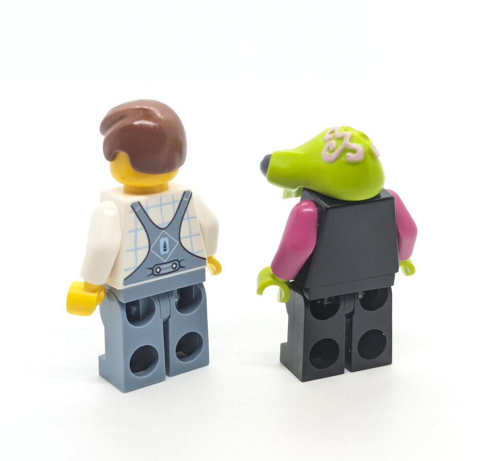 LEGO Alien Conquest Minifigures Farmer (ac007)& Pilot (ac002) 7052 UFO Abduction - StudBee