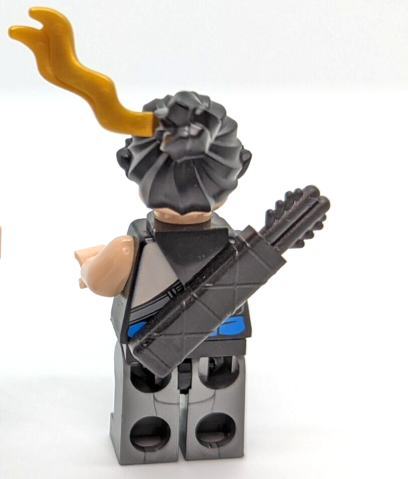 LEGO Overwatch 75971 Minifigure - Hanzo (ow003) with Blue Arrow Bow - StudBee