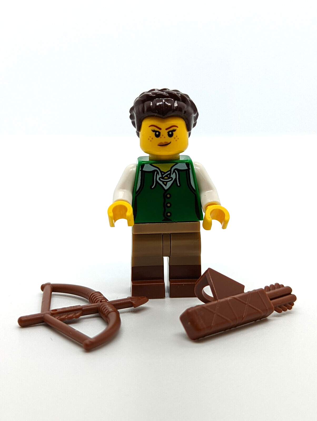 NEW LEGO Medieval Female Archer Minifigure (IDEA083) Black Falcon 21325 - StudBee