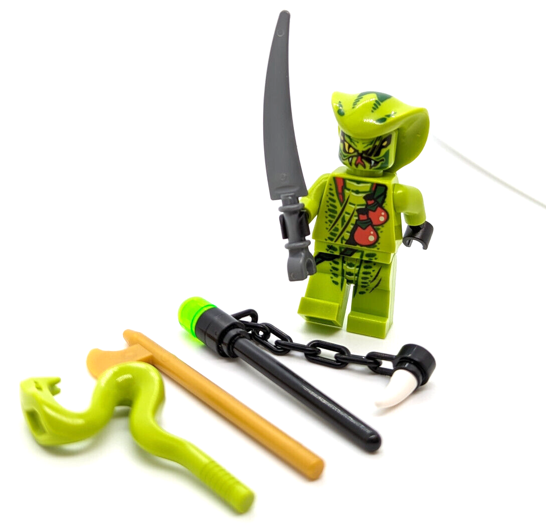 Lego Ninjago Minifigure - Lasha, Red Vials w/ Weapons (njo051) 9562 9447 - StudBee