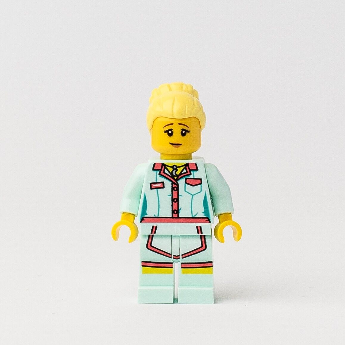 New LEGO Sally Waitress Minifigure - Hidden Side - 70422 (hs029) Diner - StudBee
