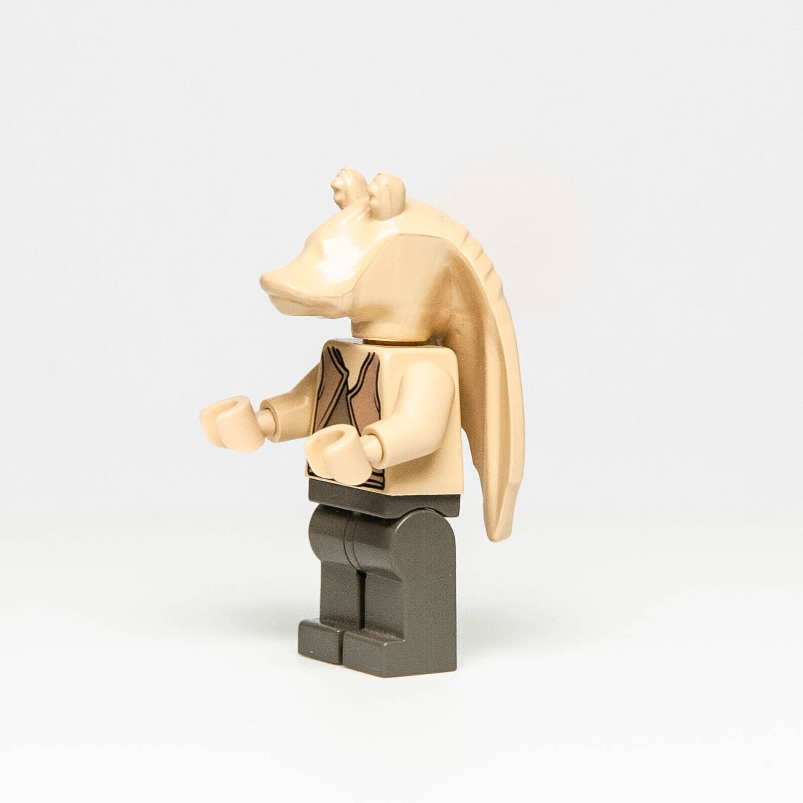 LEGO Minifigure Star Wars Jar Jar Binks Plain w/Gungan Shield (sw0017) Episode 1 - StudBee