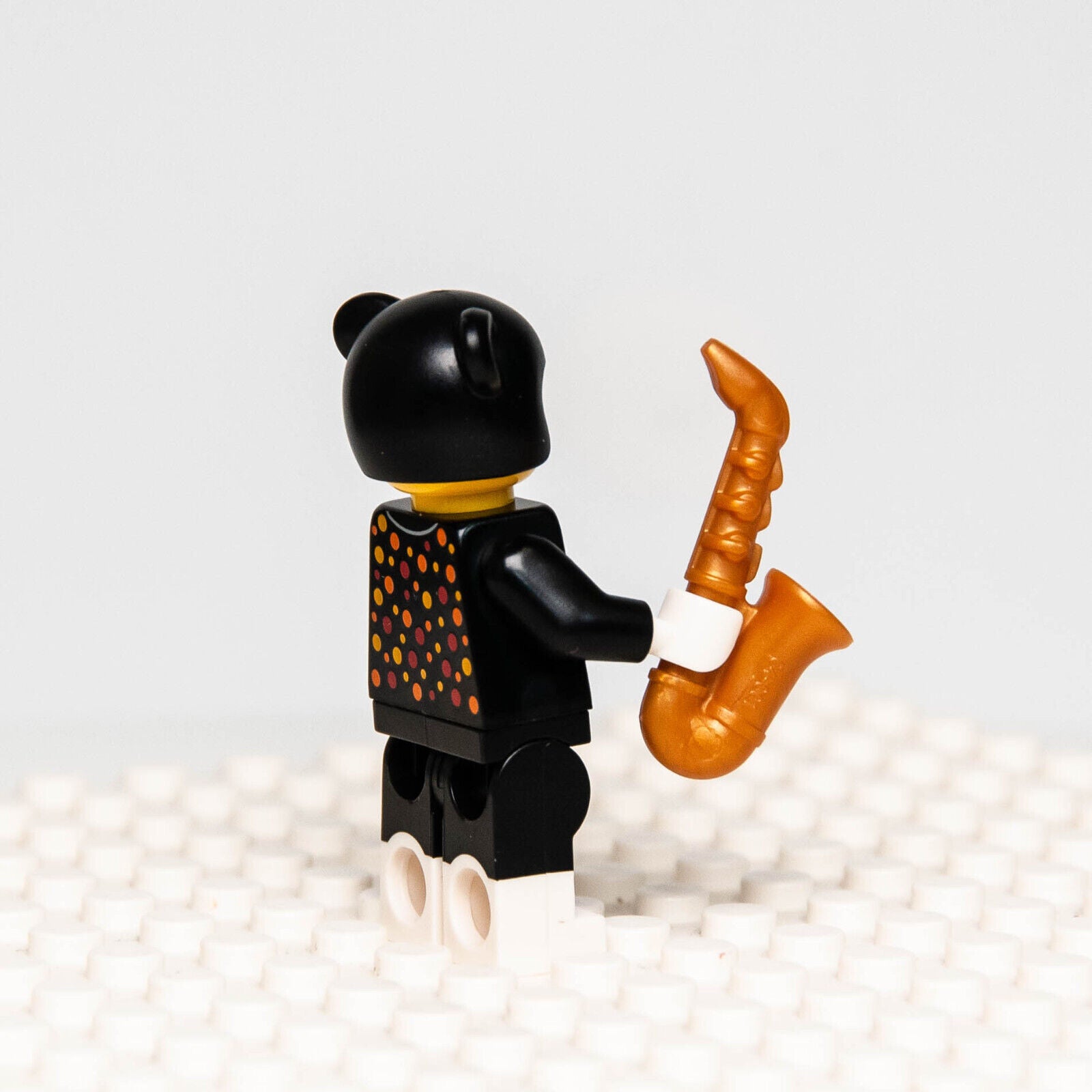 New Lego BAM 2023 Minifigure Halloween Party Black Cat Girl Costume Sax (blk - StudBee