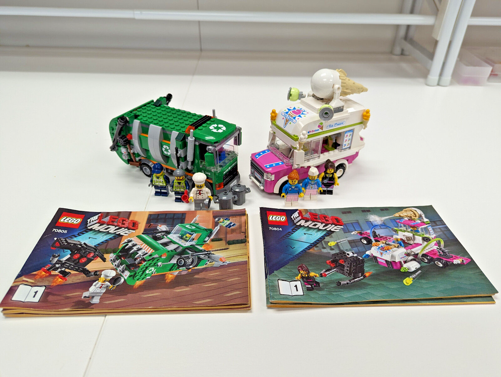 The LEGO Movie Set Lot: Trash Chomper 70805 & Ice Cream Machine 70804 - StudBee