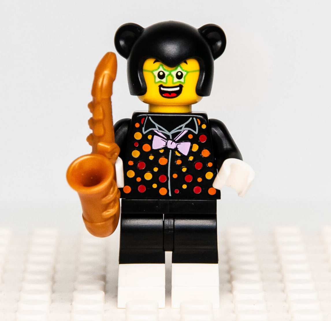 New Lego BAM 2023 Minifigure Halloween Party Black Cat Girl Costume Sax (blk - StudBee