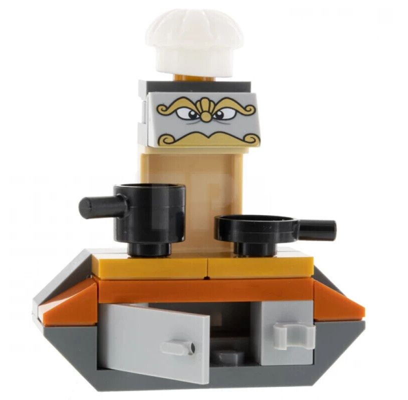New LEGO Disney Princess Minifigure - Stove Chef Bouche (dp131) 43196 Belle - StudBee