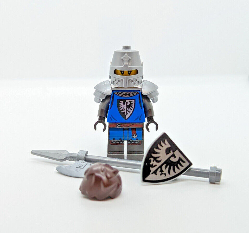 NEW LEGO Medieval Female Knight Minifigure (IDEA084) Black Falcon 21325