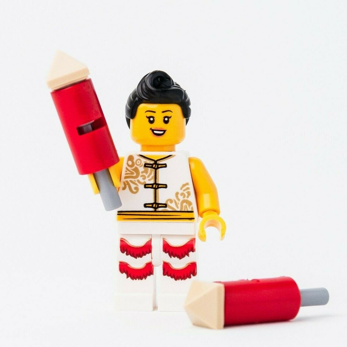 New LEGO Chinese New Year Minifigure w/ Fireworks- Lion Dance - 80104 (hol177) - StudBee