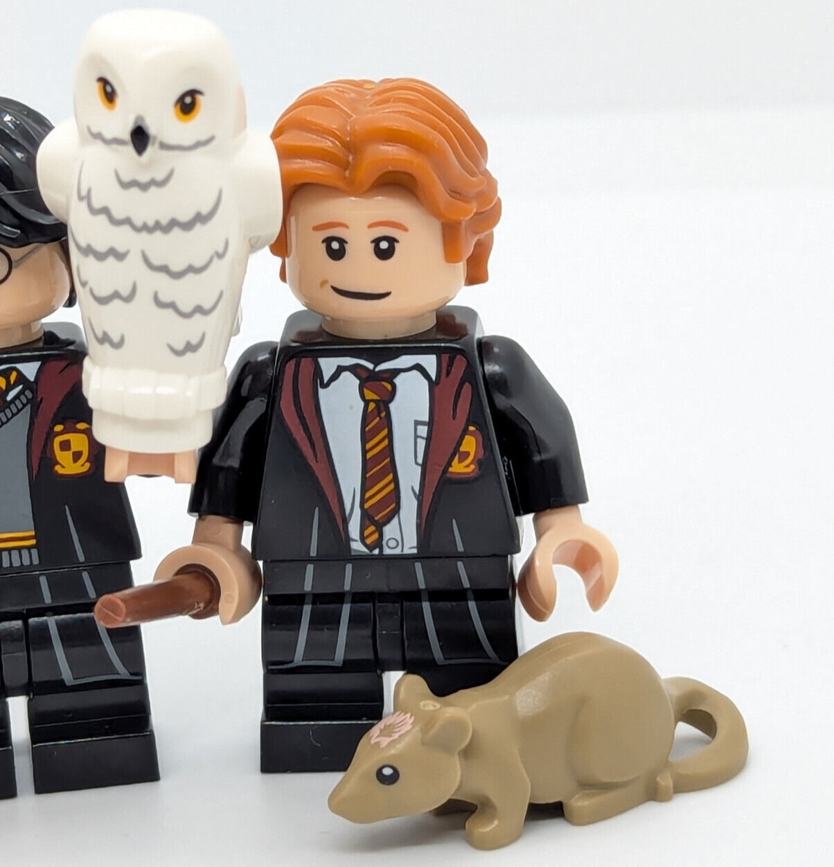 LEGO CMF Series 1 Lot: Harry, Ron, Hermione, Scabbers, Hedwig, Crookshanks 71022
