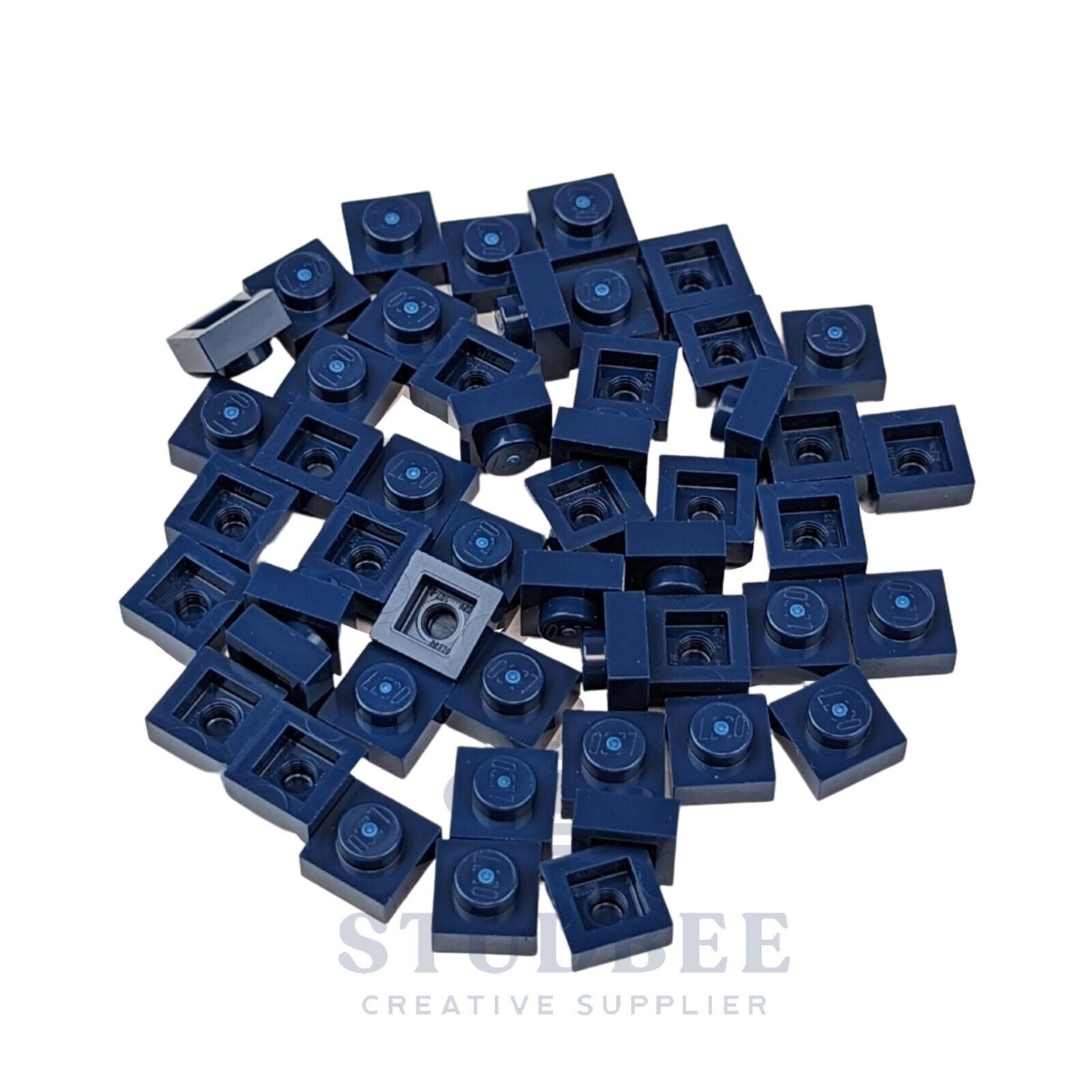 NEW LEGO  - 1 x 1 Plates - #3024 - 50 Pieces - Multiple Colors - StudBee