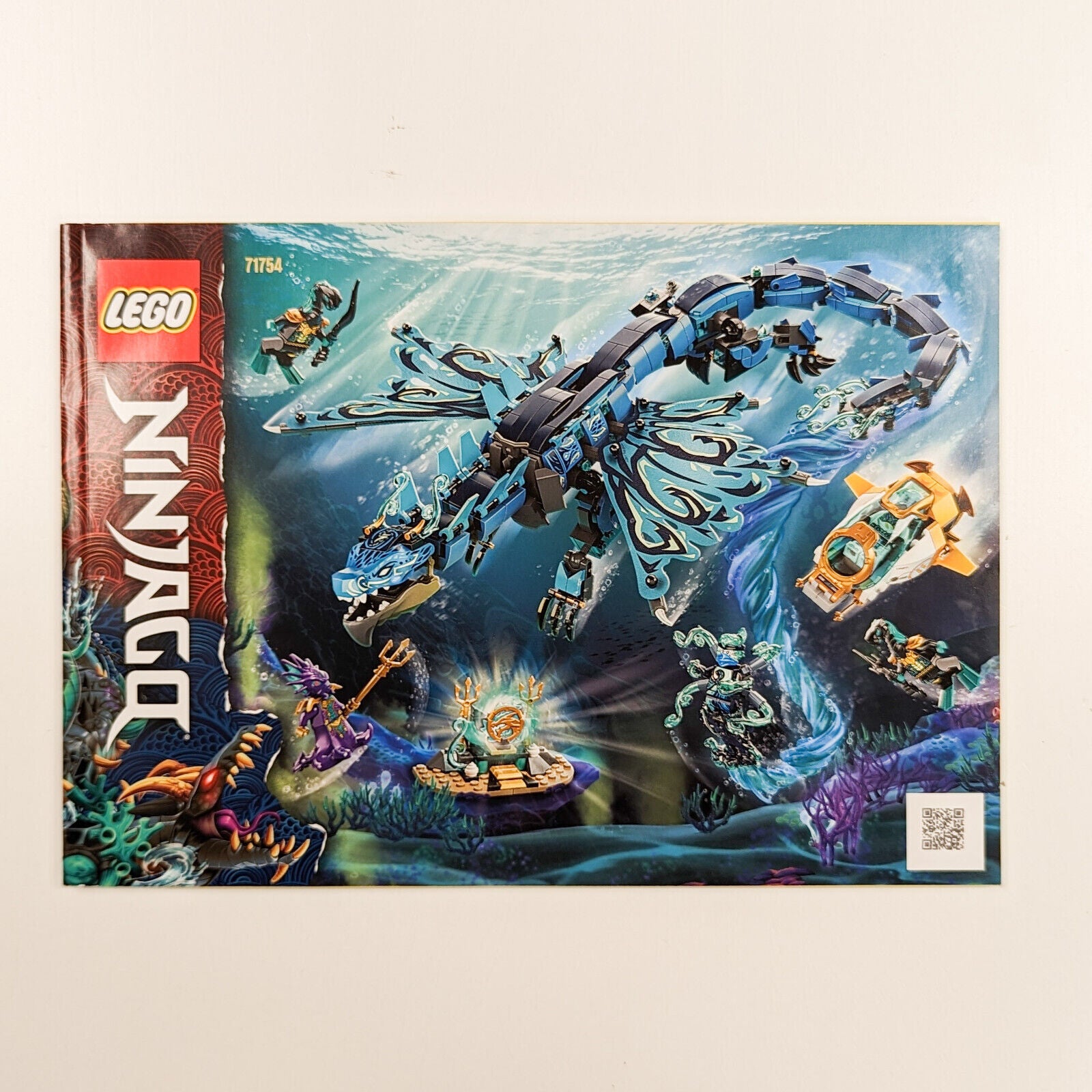 New LEGO  NINJAGO Water Dragon 71754 BOOKLET ONLY - StudBee