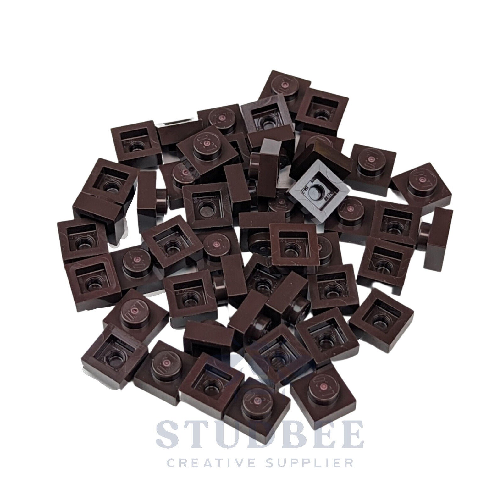 NEW LEGO  - 1 x 1 Plates - #3024 - 50 Pieces - Multiple Colors - StudBee