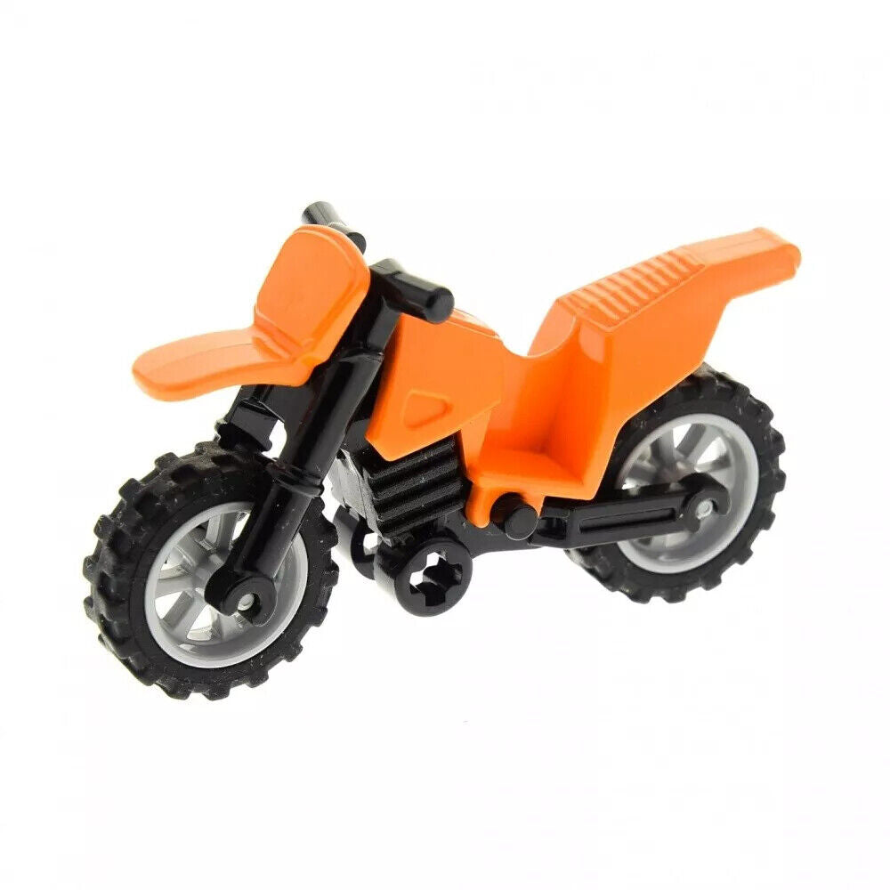 LEGO Dirt Bike - You Choose! Motorcycle Gray Wheels Motorbike Race 50860c11 (ac - StudBee