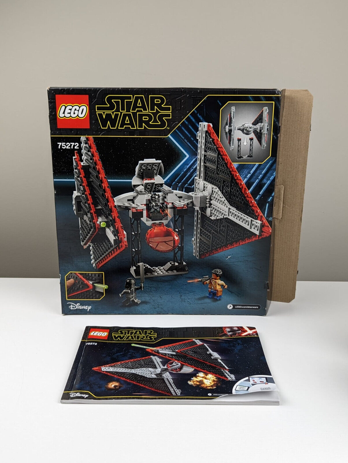 LEGO Star Wars: Sith TIE Fighter 75272 Complete, Box & Instructions - SEE VIDEO! - StudBee