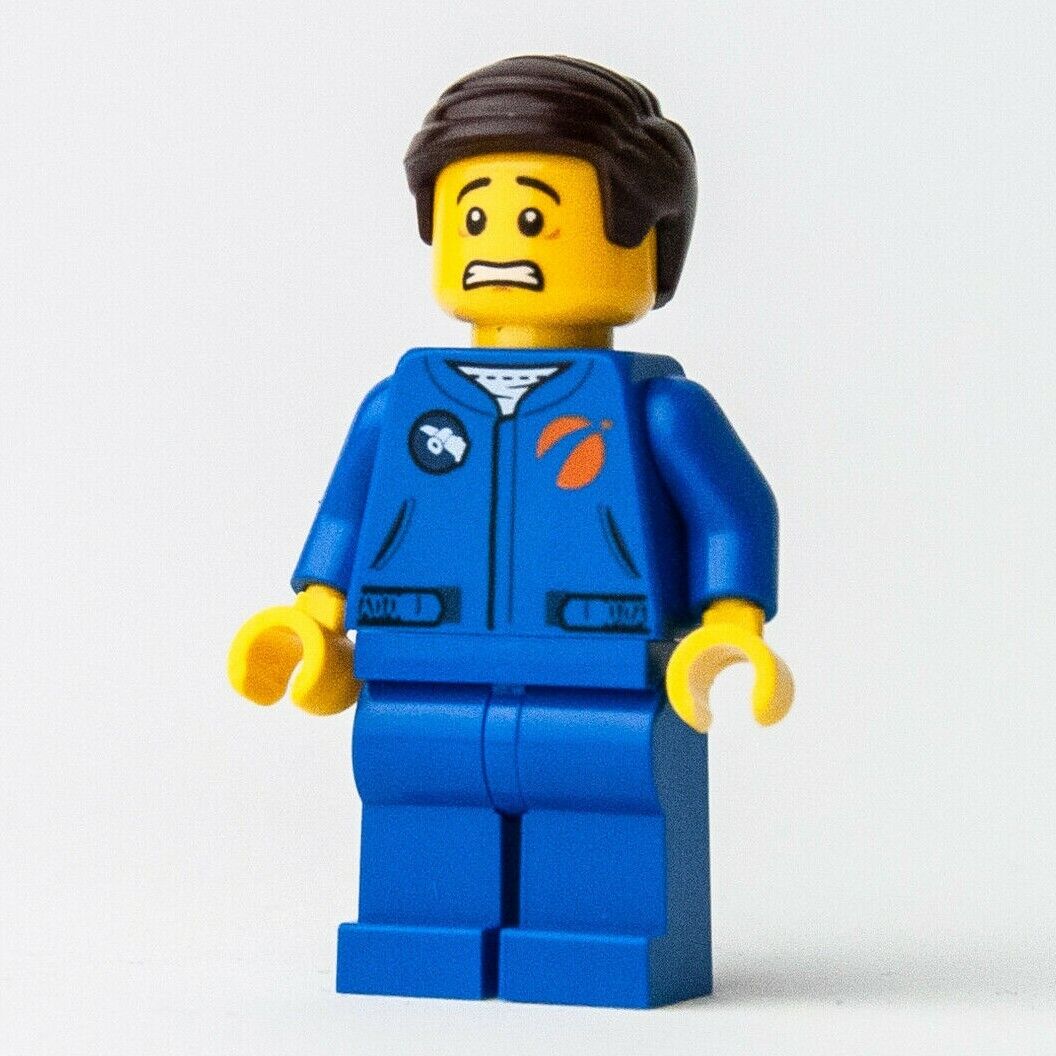 New LEGO Astronaut, Male Minifigure - Space Research and Development (cty1041) - StudBee